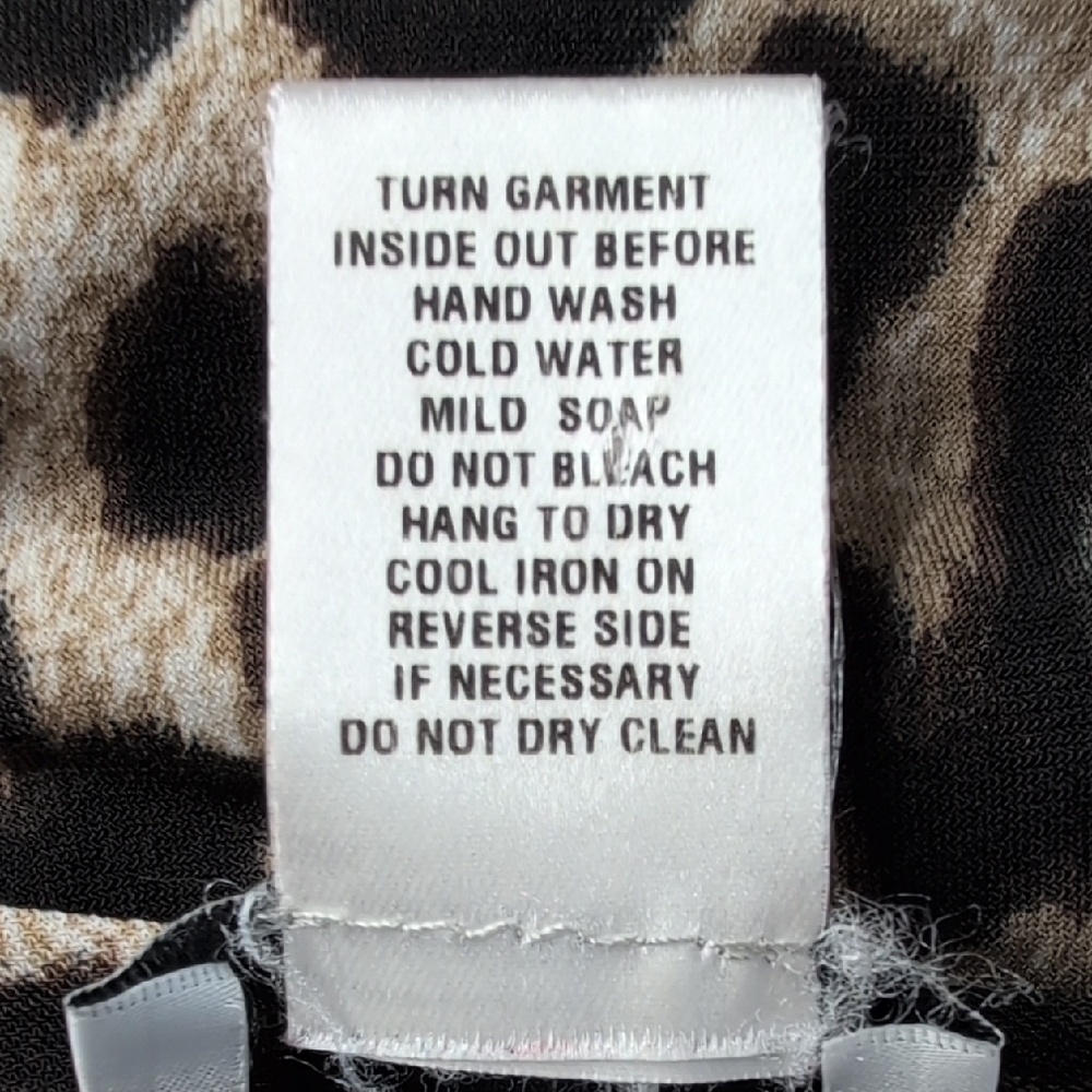 Cache Leopard Patterned Long Sleeve Vintage Top - image 6